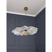 Lioraa Lighting Athea 60 Cm Sarkıt Avize Kırık Beyaz