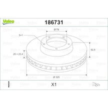 Valeo Fren Dıskı On Bmw E46 E85 E86 186731 34116864047