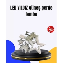 Dekoratif Yıldız Peri Led Perde 3x3 Metre Ortam Işığı Çok Renkli