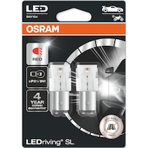 Osram Çift Duy P21/5w 1016 Led Kırmızı Ampul 7528drp-02b 2 Ad.