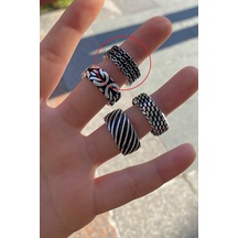 Gümüş Otantik El İşi Taşsız Yüzük Bsk411e21n Diğer