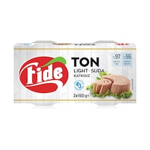 Fide Light Ton Balığı 2 X 160 G - 5 Adet Tarı