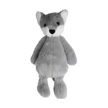 Dada Peluş Oyuncak Uyku Arkadaşı Tilki Gri 34 Cm Çok Renkli