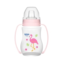 Wee Baby Pembe Akıtmaz Kulplu Pp Antikolik Bardak 250 ML 754-1 Pembe
