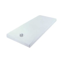 Ganzhoushop Yumuşak Tablo Suntek Sayfası Masaj Rahat Kayma Doku Beyaz 60x185cm Yv