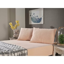 Doqu Home Penye Çarşaf Takımı Tek Kişilik Somon Doqu Home Penye Çarşaf Takımı Tek Kişilik Somon