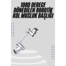 Dönebilir Musluk Aparatı 1080 Derece Oynar Başlık