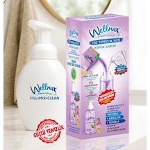 Wellnax Toz Temizlik Seti Köpük Sabun 3 Ad. Köpük Sabun + 1 Ad.500ml Şişe