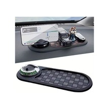 Xuweiwei A-silvery 360 Derece Dönebilir Araç Kaymaz Paspas Telefon Tutucu Ve Otopark Numaraları