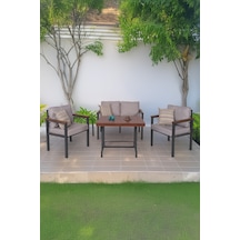Neokas Bahce Mobilyası, Modern Balkon Mobilyası, Kafe Oturma Takımı, Teras Koltugu, 1+1+2+m Antasit