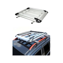 Volkswagen Amarok 2010-2021 Uyumlu Araca Özel Tavan Sepeti 110x120 Cm Alüminyum