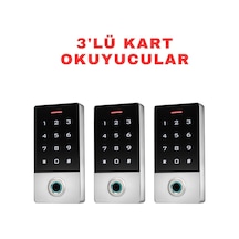 Sr-212 Tf-w Çift Frekanslı Parmak İzi Kart Şifre Okuyucu Ip68 Mifare Ve Proximity Destekli 3 Adet