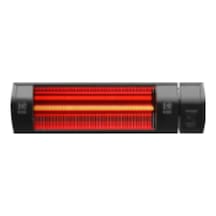 Eır-rc2000 2000 W Ip65 Uzaktan Kumandalı Infrared Isıtıcı Siyah
