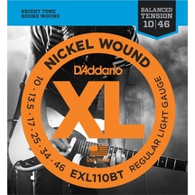 D'addario Exl110Bt Nickel Wound. Balanced Tension Regular Light