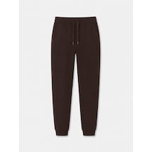 Xint Kahverengi Pamuk Dokulu Regular Fit Sweat Pantolon 380186