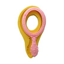 El Aynası Şeklinde Silikon Pasta Ve Seker Hamuru Kalibi 16x8x2 Cm 6