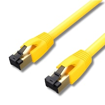 Irenıs 10 Metre Cat8 Kablo F/ftp Lszh Ethernet Kablosu, Sarı