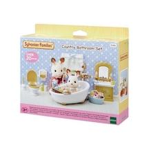 5286 Sylvanian Families, Banyo Seti, 20 Parça ,+3 Yaş, Figürler Ayrı Satılır. Standart