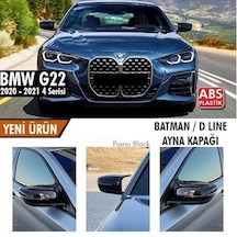 Bmw G22-g23-g26 4 Serisi Batman Yarasa Ayna Kapağı Piano Black