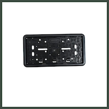 Bezos Çerçeveli Dikdörtgen Plakalık Plaka Altlığı Siyah 32x17cm 1 Adet Nhr