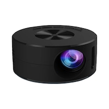 Springsun Film Projektörü Mini Akıllı Projektör Taşınabilir 180p Telefon Projektörü Gece Lambası Ev Yatak Odası İçin-siyah