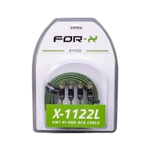 Forx X-1122l 2 Rca + 2 Rca Bakır 5 Metre Kablo 4172