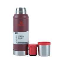 Klasik Vakumlu Paslanmaz Çelik Termos 0,94 Lt 1.0 Qt - Cranberry Açık Gri