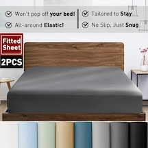 Trendooze Gaojunshop01 Beyaz 39.37x78.74 Yatak Çarşafı Yumuşak Nefes Alabilir Tüm Mevsimler Kullanışlı Beyaz