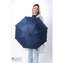 Marlux Lacivert Mini Puantiye Kadın Şemsiye M21mar301 - Kadın