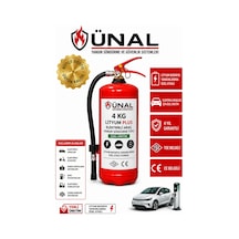 4 Kg Elektrikli Araç Lityum Yangın Söndürücü Kkt Yangın Tüpü Ev Ofis