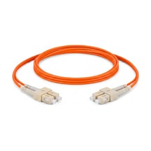 Alfafonet Sc/pc-sc/pc Multimode Om2 Dupleks 1 Metre Fiber Patch Cord