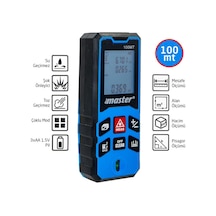 Master 506937 Lazer Metre Mesafe Ölçer 100 Metre