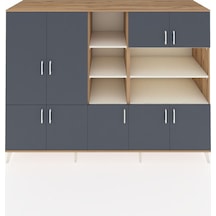 Kronos Dolap 14 Raflı 9 Kapaklı 220x59x163 Çam-antrasit/aytaşı Çam-antrasit/aytaşı Kronos Dolap 14 Raflı 9 Kapaklı 220x59x163 Çam-antrasit/aytaşı Çam-antrasit/aytaşı