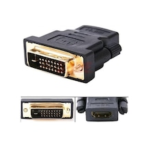 Hdmi DİŞİ DVİ (24+1) ERKEK ÇEVİRİCİ DÖNÜŞTÜRÜCÜ ADAPTOR TV LCD MONİTÖR KASA PC LAPTOP