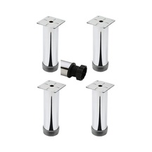Mobilya Kanepe Baza Koltuk Çekyat Yükseltme Ayağı Tablalı Krom Metal 15 Cm 4 Adet 6395751