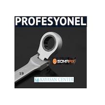 Somafix Mafsallı Cırcır Kombine Anahtar 19Mm