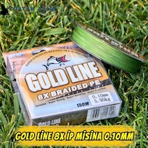Gold Line 8x Örgü İp Misina 150m 0.10mm 5.90kg Çeker