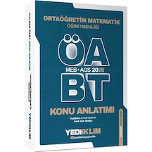 Yediiklim Yayınları 2026 Meb Ags Öabt Ortaöğretim Matematik Öğretmenliği Konu Anlatımı
