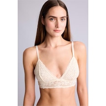 Defacto Dantelli Kapsız Pedsiz Balensiz Bralet H0511ax26sper103 Ekru-er103