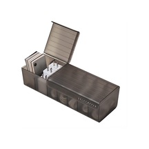 Yaozixa Siyah Kabloları Düzenleyici Kutusu - 7 Bölmeli Usb, Şarj Aleti, Kulaklık Ve Kabloları Sıralama, Masayı/çekmeceyi Temiz Tutma Çözümü