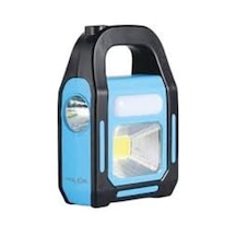 16w Solar Şarjlı Lamba, Beyaz Işık Hs 4014 Mavi