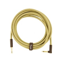 Fender Deluxe Instrument Cable Straight-Angle 15 Tweed Kablo 4.5