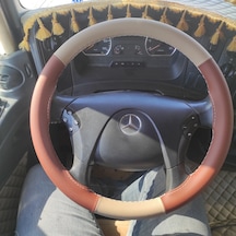 Mercedes Axor 1840 Direksiyon Kılıfı Kahverengi Krem