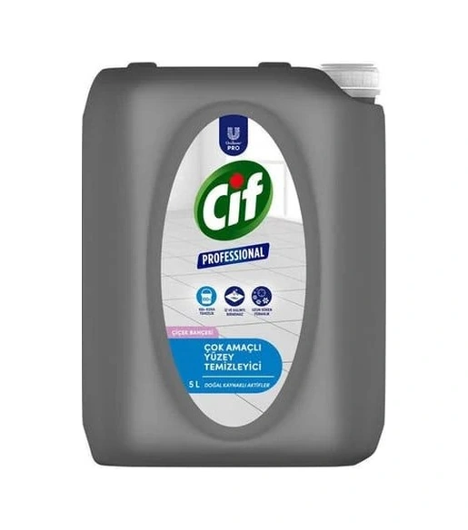 Cif Professional Yüzey Temizleyici 5 Litre Koli 4 Adet 3'lü Set