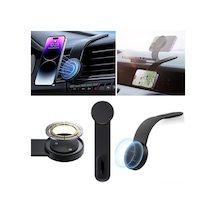 Youtek Araç Telefon Tutucu Manyetik, Çekmeceli Süngerli, Navigasyon İçin El İle Kolay Kurulum, Tüm Telefon Modelleri İçin, Düz Yüzeyler Uyumlu