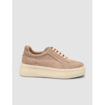 Krem Kadın Sneaker Ayakkabı Krem