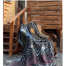 Sesli Home Lüks Peluş Battaniye 20112A Battal Boy 200X230 Karışık