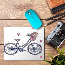 Bisiklet Kalp Love Sevgi Mouse Pad Mousepad