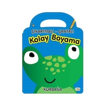 Çıkartmalı - Çantalı Kolay Boyama - Kurbağa