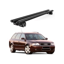 Pençe Audi A6 Allroad 2000-2005 Uyumlu Siyah Ara Atkı Port Bagaj Tavan Barı